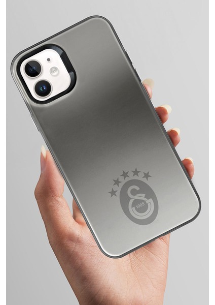 iPhone 11 Uyumlu Galatasaray 5 Yıldız Tek Renk Arma Premium Lisanslı Telefon Kılıfı