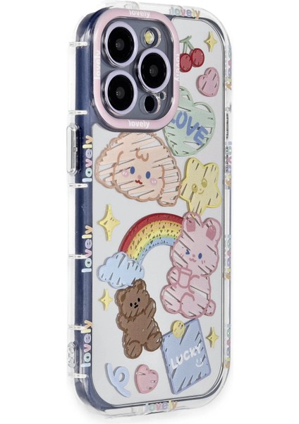 Apple iPhone 15 Pro Max Kılıf Reflexion Desenli Kapak - Desen 4