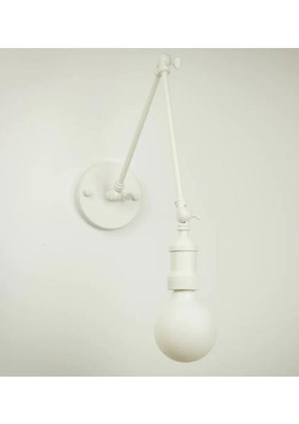 Modern Beyaz 1XE27 Üç Mafsal Metal Duvar Aydınlatması fiyatları