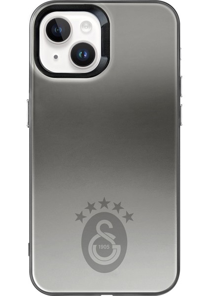 iPhone 15 Uyumlu Galatasaray 5 Yıldız Tek Renk Arma Premium Lisanslı Telefon Kılıfı