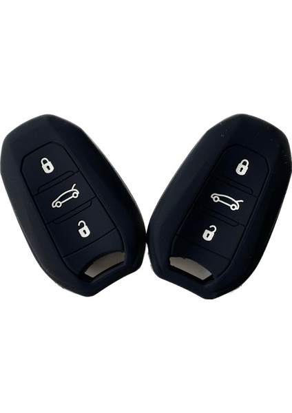 Peugeot 208 308 3008 5008 2008 Silikon Anahtar Kılıfı 2 Adet