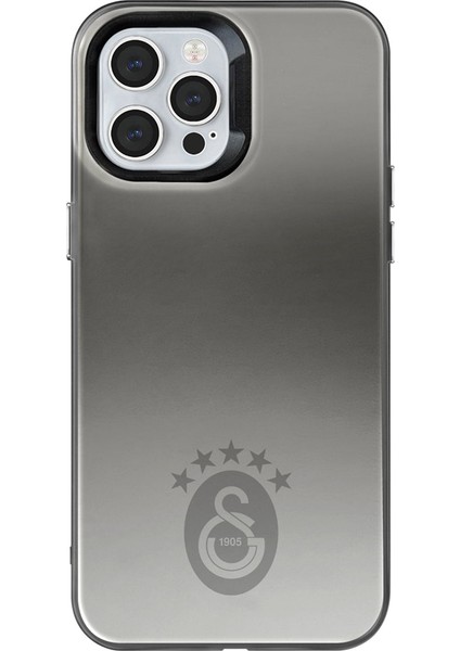 iPhone 12 Pro Max Uyumlu Galatasaray 5 Yıldız Tek Renk Arma Premium Lisanslı Telefon Kılıfı
