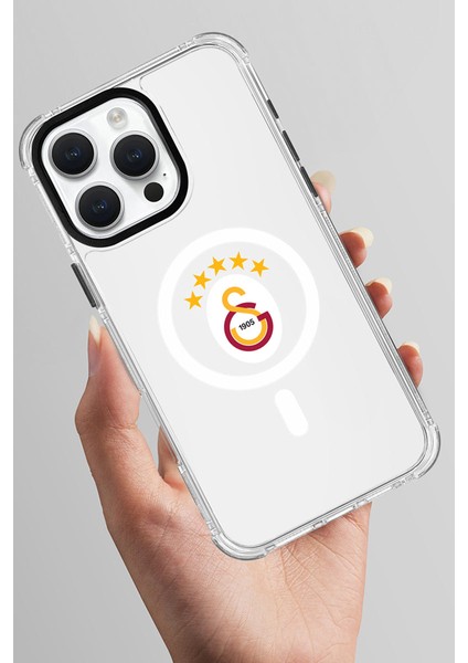 iPhone 16 Pro Max Uyumlu Galatasaray 5 Yıldız Magsafe Lisanslı Telefon Kılıfı fiyatları