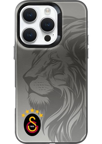 iPhone 16 Pro Uyumlu Galatasaray 5 Yıldız Aslan Premium Lisanslı Telefon Kılıfı