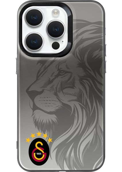 iPhone 15 Pro Uyumlu Galatasaray 5 Yıldız Aslan Premium Lisanslı Telefon Kılıfı
