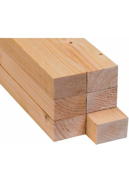 Renkli Ahşap Çıta Blok ve Kereste, 2x2 Cm, 175 Cm, 1 Adet fiyatları