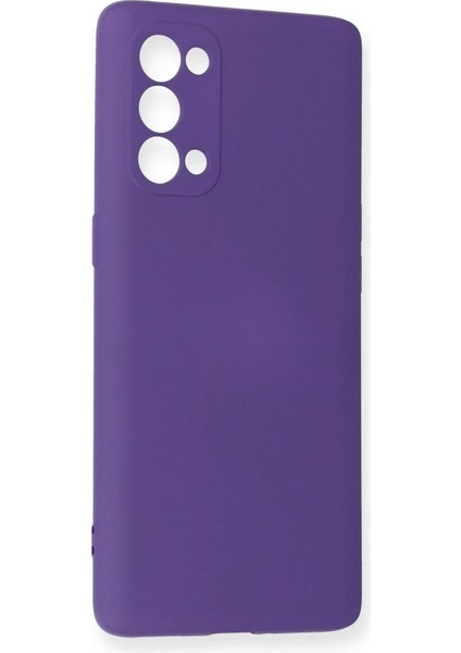 Oppo Reno 5 Pro Kılıf Nano Içi Kadife Silikon - Mor - YKD3153-7660 fiyatları