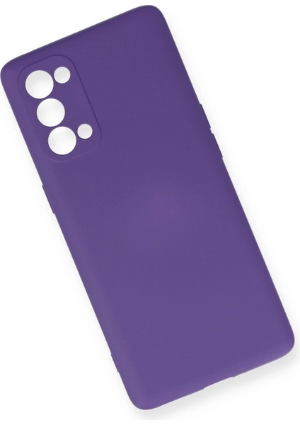Oppo Reno 5 Pro Kılıf Nano Içi Kadife Silikon - Mor - YKD3153-7660 modelleri