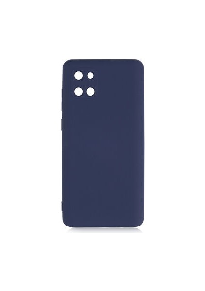 Samsung Galaxy A81 Kılıf Kılıf İçi Kadifeli Esnek Kadifon Lansman Premium Silikon Case Cover