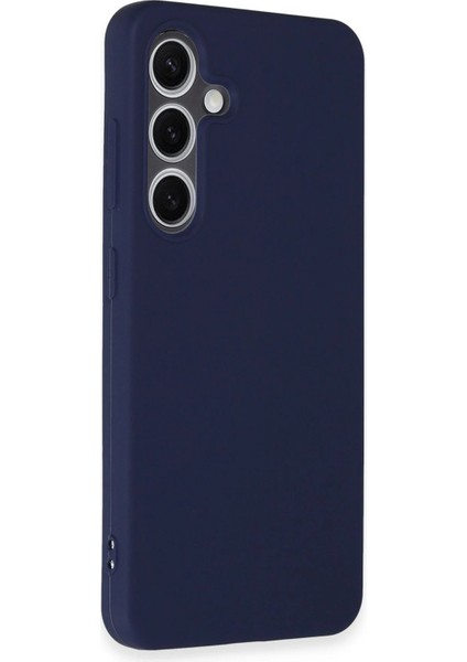 Samsung Galaxy S24 Kılıf First Silikon - Lacivert - YKD9140-8696