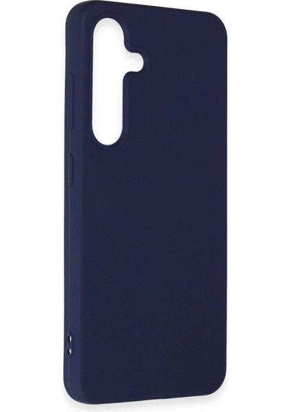 Samsung Galaxy S24 Kılıf First Silikon - Lacivert - YKD9140-8696