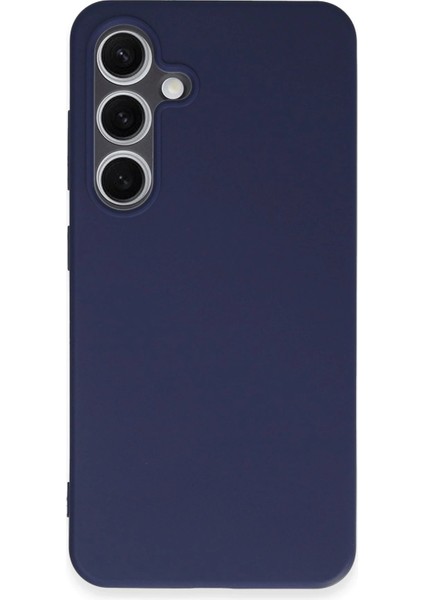 Samsung Galaxy S24 Kılıf First Silikon - Lacivert - YKD9140-8696
