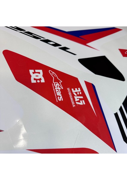 Honda CRF250 L "showa" Tasarım Motosiklet Sticker Etiket Kaplama Modeli modelleri