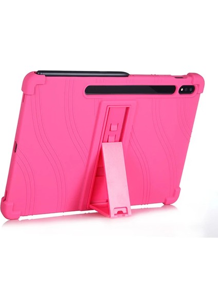 Ally Galaxy Tab S8 S7 T870 / T875 11 Inç Standlı Silikon KILIF-(1903) - YKD5244-5037