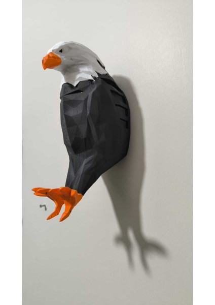Renkli 3D Kartal Şeklinde Pilli Dekoratif Gece Lambası
