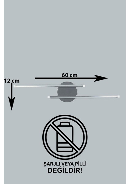 Modern Gri LED Duvar Aplik, Şık Aydınlatma Için Ideal Seçenektir. fiyatları