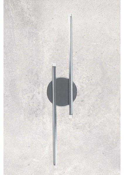 Modern Gri LED Duvar Aplik, Şık Aydınlatma Için Ideal Seçenektir. modelleri