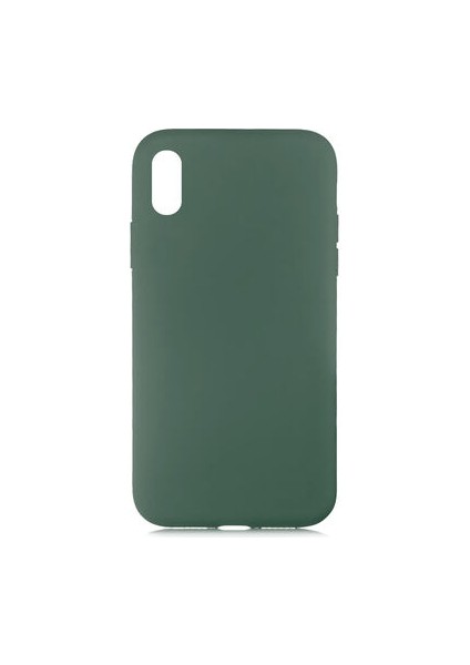 iPhone X Kılıf Kılıf İçi Kadifeli Esnek Kadifon Lansman Premium Silikon Case Cover