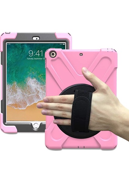 Ipad Pro 10.5 3 Katmanlı Standlı Zırh Kılıf/shockproof CASE-(1903) - YKD6147-8838