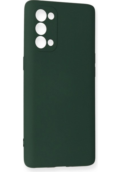 Oppo Reno 5 Pro Kılıf Nano Içi Kadife Silikon - Koyu Yeşil - YKD4878-9959 fiyatları