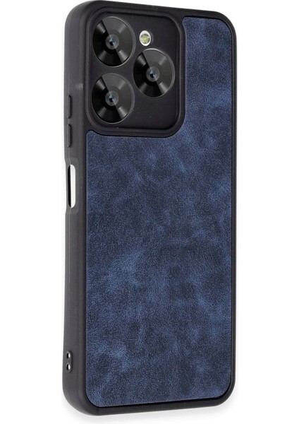 General Mobile Era 50 Kılıf Aras Deri Kapak - Lacivert - YKD5324-1187