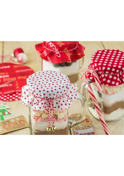 200 Metre (Bobin) Kırmızı-Beyaz Kutu ve Ambalaj Süsleme Ipi Bileklik Ipi Hediye Paketleme Ipi