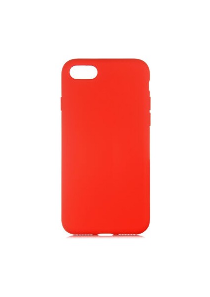 iPhone SE 2022 Kılıf Kılıf İçi Kadifeli Esnek Kadifon Lansman Premium Silikon Case Cover