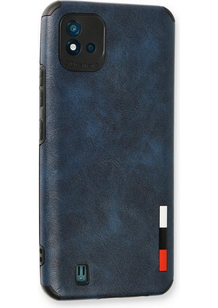 Realme C11 2021 Kılıf Loop Deri Silikon - Lacivert - YKD3310-6295 fiyatları