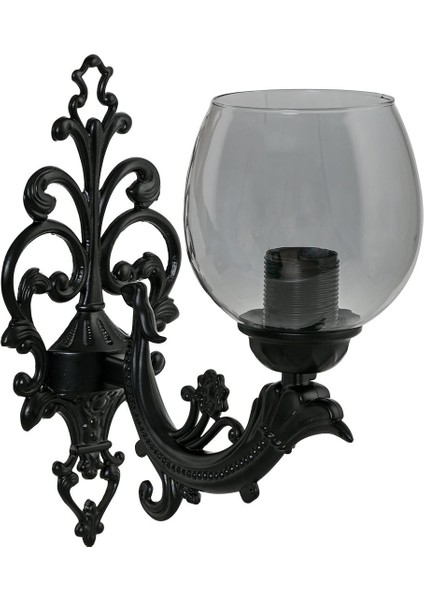 Siyah ve Füme Renklerde Şık Camlı Duvar Aplik, Modern Tasarım ve Kaliteli Işçilik modelleri