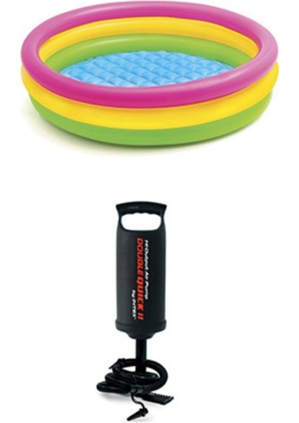 3 Boğumlu Sunset Havuz 114X25 cm ve 36 cm Pompa ile Yaz Keyfi modelleri