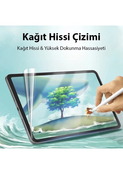 Ally iPad Mini 6 (2021) ve Mini 7 (2024) Paper Like Film Darbe Emici Pet Ekran Koruy - YKD3795-9346