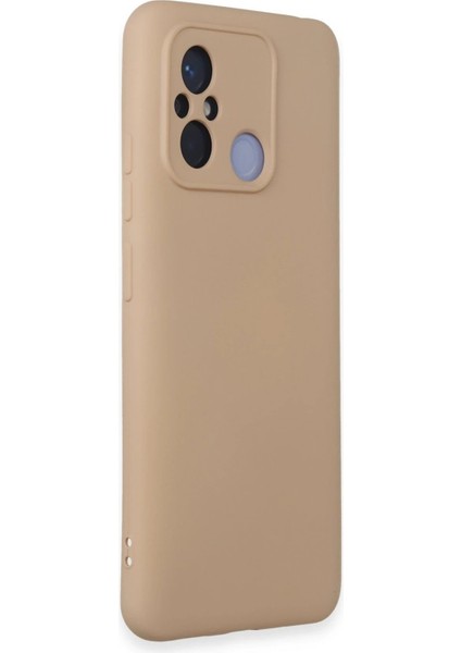 Xiaomi Redmi 12C Kılıf Nano Içi Kadife Silikon - Pudra - YKD5025-3147