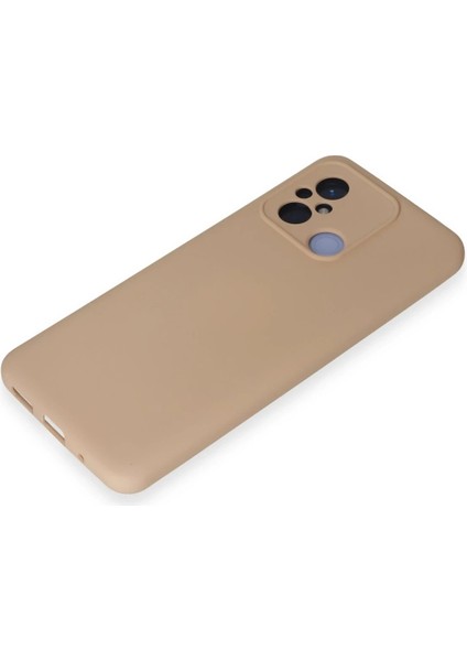 Xiaomi Redmi 12C Kılıf Nano Içi Kadife Silikon - Pudra - YKD5025-3147