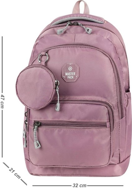 Unisex Lise Sırt Çantası Ortaokul Sırt Çantası 47*32 cm Cüzdan-Anahtarlık Hediyeli