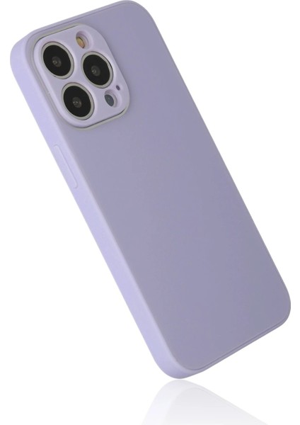 iPhone 14 Pro Max Kılıf Glass Kapak - Lila - YKD3883-7304