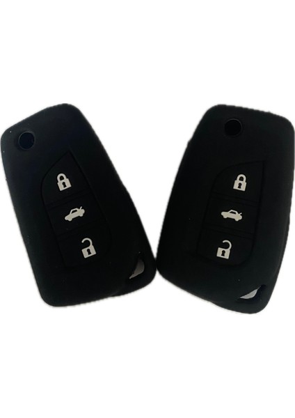 Toyota Auris Silikon Anahtar Kılıfı 2 Adet PNT16