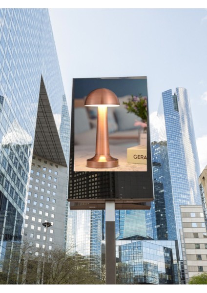 Mantar Tasarımlı Dokunmatik LED Masa Lambası, Şarjlı ve Ayarlanabilir Işık Seviyesi modelleri