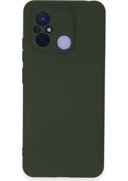 Xiaomi Redmi 12C Kılıf Nano Içi Kadife Silikon - Koyu Yeşil - YKD1481-5222