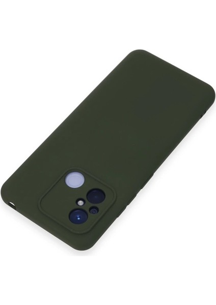 Xiaomi Redmi 12C Kılıf Nano Içi Kadife Silikon - Koyu Yeşil - YKD1481-5222