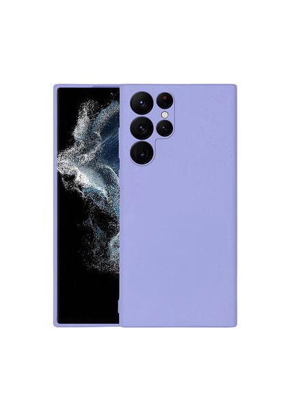Samsung Galaxy S22 Ultra Kılıf Kılıf İçi Kadifeli Esnek Kadifon Lansman Premium Silikon Case Cover