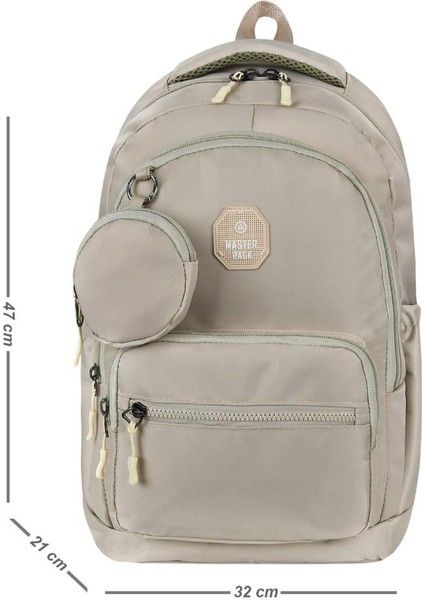 Unisex Lise Sırt Çantası Ortaokul Sırt Çantası 47*32 cm Cüzdan-Anahtarlık Hediyeli