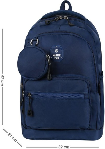 Unisex Lise Sırt Çantası Ortaokul Sırt Çantası 47*32 cm Cüzdan-Anahtarlık Hediyeli