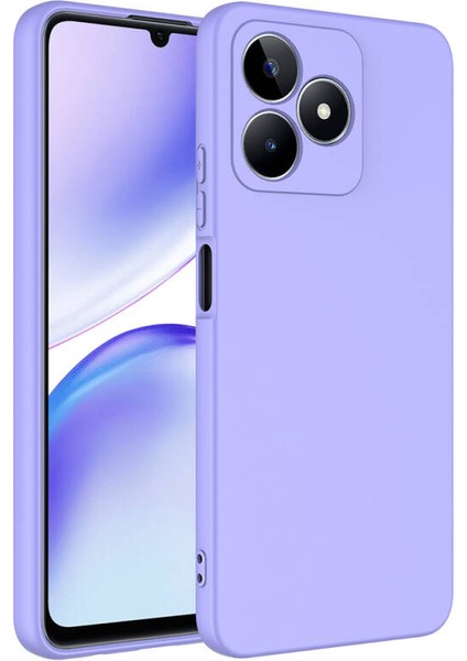 Realme Note 50 Kılıf Kılıf İçi Kadifeli Esnek Kadifon Lansman Premium Silikon Case Cover