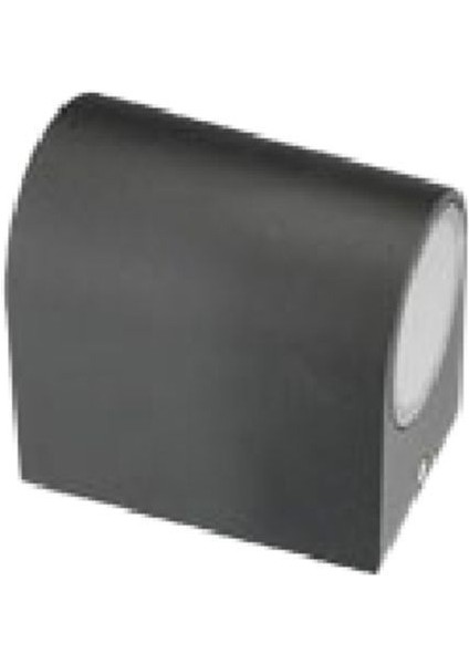 Antrasit Tek Taraflı Işık Süzmeli Bahçe Aplik, Zarif ve Modern Dış Mekan Aydınlatması