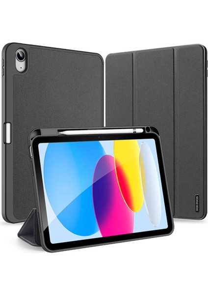 Dux Ducis iPad 10.9 2022 Kılıf Domo Series Kalem Bölmeli Mıknatıslı Standlı K - YKD7049-8536