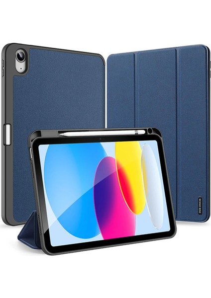 Dux Ducis iPad 10.9 2022 Kılıf Domo Series Kalem Bölmeli Mıknatıslı Standlı K - YKD7049-8536