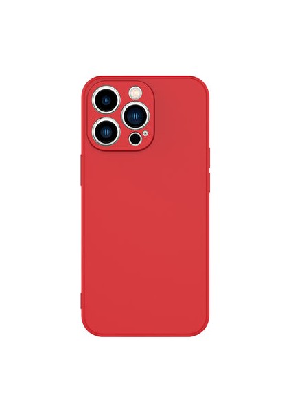 iPhone 13 Pro Max Kılıf Kılıf İçi Kadifeli Esnek Kadifon Lansman Premium Silikon Case Cover