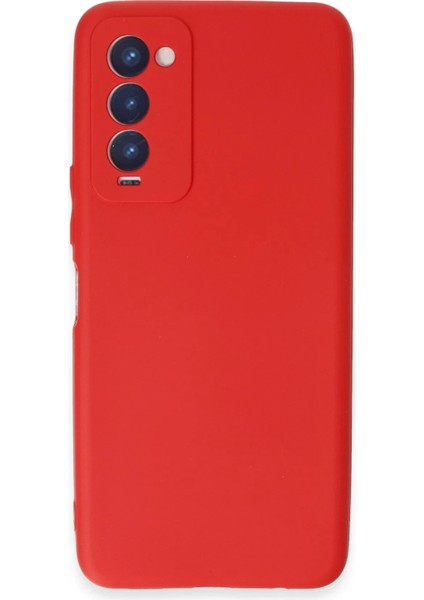 Tecno Camon 18 Kılıf First Silikon - Kırmızı - YKD7343-6212