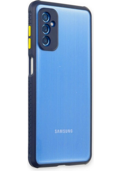 Samsung Galaxy M52 5g Kılıf Miami Şeffaf Silikon - Lacivert - YKD2775-3536 modelleri