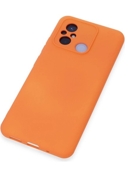 Xiaomi Redmi 12C Kılıf Nano Içi Kadife Silikon - Turuncu - YKD8191-8531